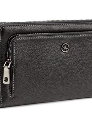 Ht leather барсетка чоловіча шкіряна чоловічий клатч шкіряний барсетка кістьова із натуральної шкіри