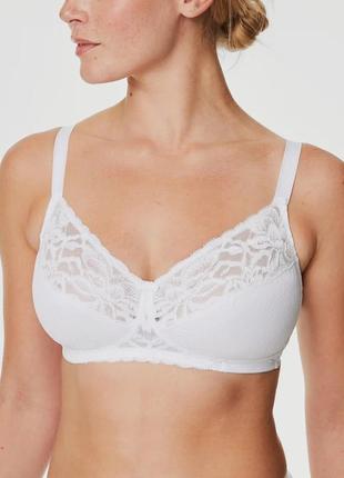 80-e бюст без косточек с кружевом m&s wild blooms