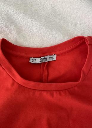 Червона коктейльна сукня zara (м), 38