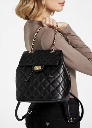 Рюкзак guess stars hollow quilted backpack