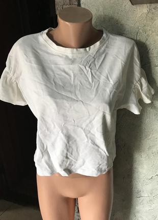 Футболка топ в рубчик 46-48