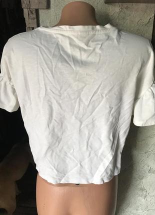 Футболка топ в рубчик 46-483 фото