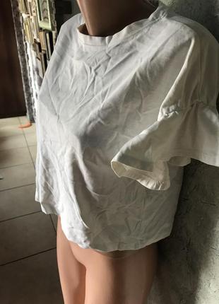 Футболка топ в рубчик 46-485 фото