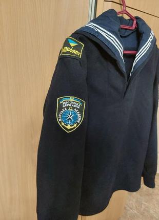 Фланка синя утеплена форма курсантская морская хдма