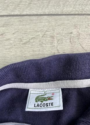 Футболка lacoste vintage shirt l лакоста поло майка тенниска оригинал4 фото