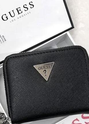 Маленький чорний гаманець від guess