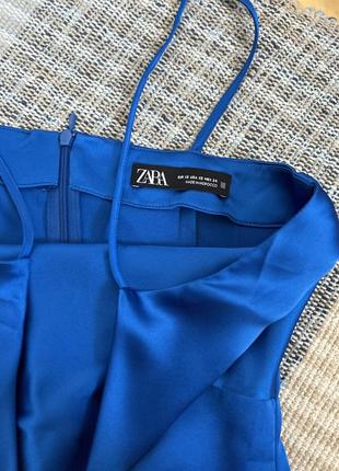 Атласне плаття zara
