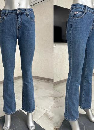 Джинсы guess, джинсы клеш