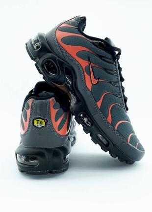Чоловічі, спортивні кросівки nike air max will tn grey orange premium