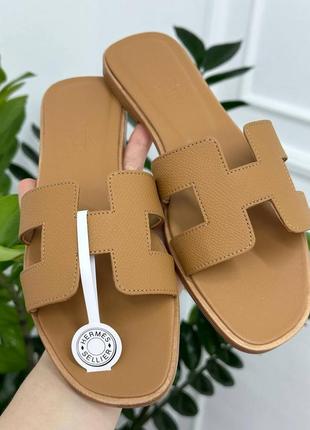 Шлепанцы в стиле hermes