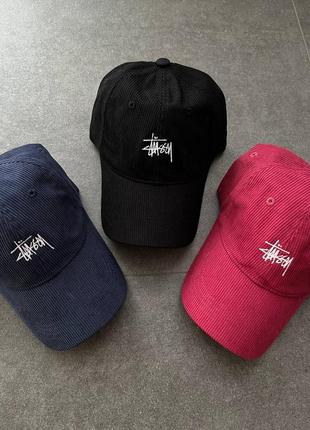Кепка stussy вельвет original