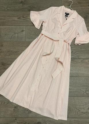 Сукня-сорочка міді dkny р. 12/40/l-14/42/xl