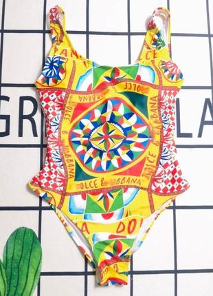 Купальник в стиле dolce gabbana
