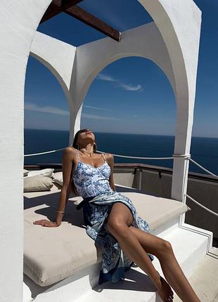 🤍невероятно красивый пляжный комплект: купальник + парео😻