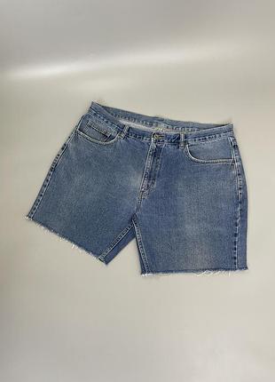 Синие короткие джинсовые шорты george, зернистые, плотные, летние, голубые, голубые
