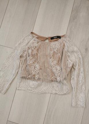 Блуза дитяча мереживна