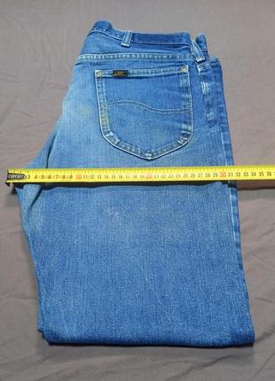 Талія 82 см vintage lee 2000141 size 32x30 джинси світлосині  uk