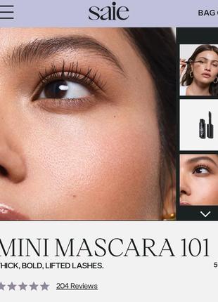 Міні-туш для вій saie mini mascara 1013 фото