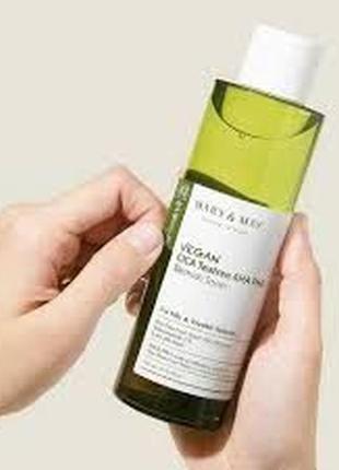 Mary&may vegan cica tea tree aha pha toner – тонер для жирної та комбі шкіри 200 мл