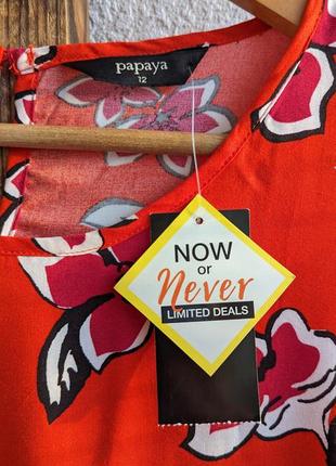 Платье лёгкое вискоза papaya 12р. бирка