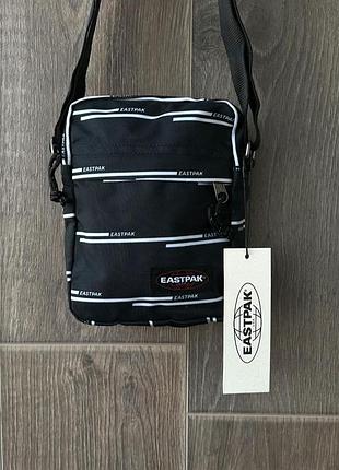 Месенджер eastpak original чорний black, барсетка істпак, якісна сумка через плече оригінал чоловіча/підліткова купити