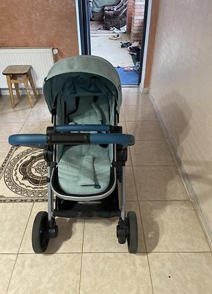 Коляска chicco 2 в 1 люлька прогулянкова коляска автолюлька