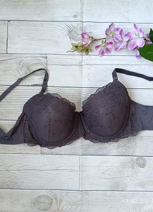 Кружевной бюстгальтер на косточках без пуш-ап