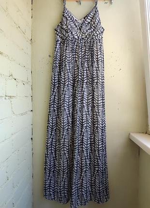 Оригинальний шовковистий шифоновий сарафан від бренду vila clothes