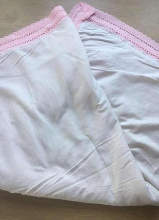 Розовое детское одеяло, одеяло для ребенка, на выписку