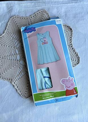 Платье для девочки peppa pig свинка пеппа4 фото