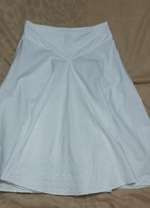 Юбка-миди, прошва