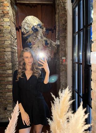 Черное платье zara2 фото