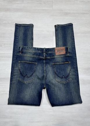 Superdry брендовые мужские джинсы скинни оригинал
