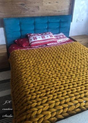 Плед из толстой мериносовой шерсти