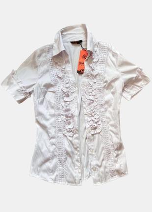 Рубашка с кружевом