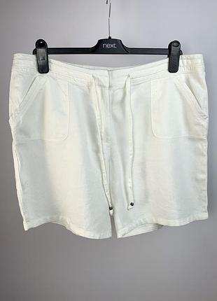 Шорты белые /papaya/eu,42-44/ xl-2xl /стан идеальный!!!