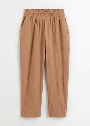 Брюки h&m из хлопка