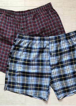 Батал. 2 шт. комплект. трусы шорты, семейные woven boxer shorts. 2xl