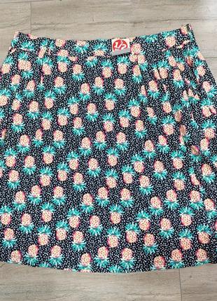 Спідниця нова 20р. в принт ананаси