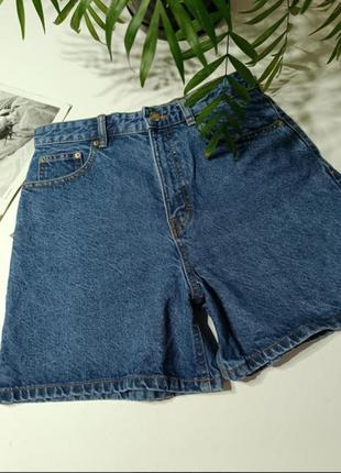 Джинсовые шорты бермуды pull and bear