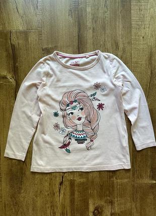 Кофтинка, лонгслів на дівчинку 4-6 років.