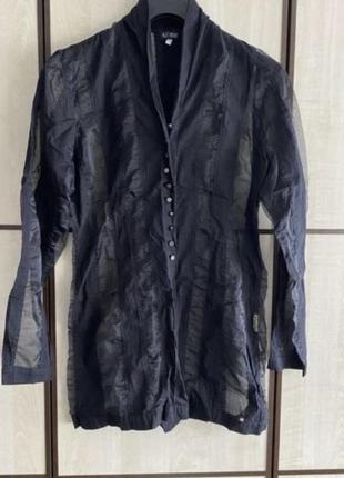 Блуза черная armani jeans