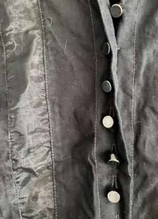 Блуза черная BAG armani jeans4 фото