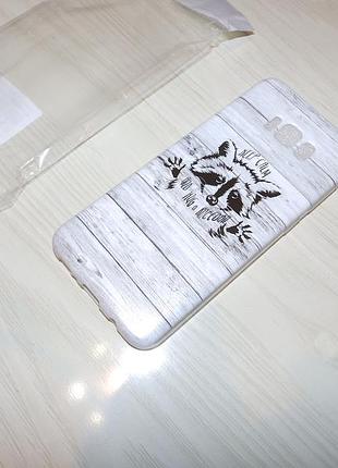 Чохол для samsung s8 plus єнот zorrov дизайнерські чохли