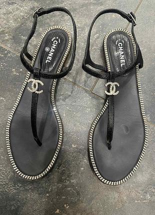 Босоніжки chanel оригінал2 фото