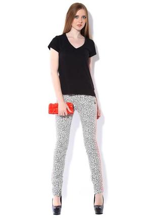 Брюки чинос летние леопардовые w26 l34 'scotch & soda - maison scotch'