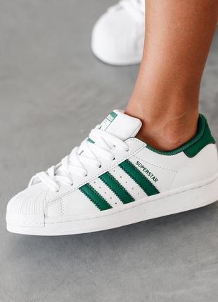 Мужские кроссовки adidas superstar white screen 40-41-42-43-44