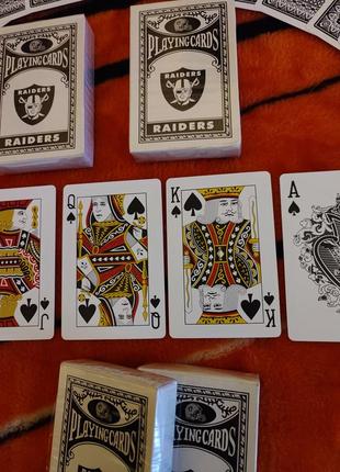 ♥️♣️♦️♠️ гральні карти nfl oakland (las vegas) raiders3 фото