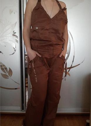 Льняной комбинезон лен 💯 %