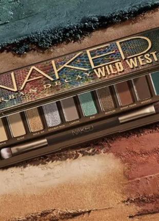 Палетка теней urban decay naked wild west eyeshadow palette